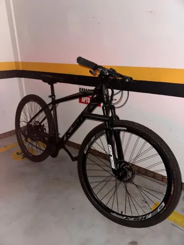 Bicicleta Aro 29 Ksw Xlt Câmbios Shimano 21v - Cubo Roletado Cor Preto/prata Tamanho Do Qu