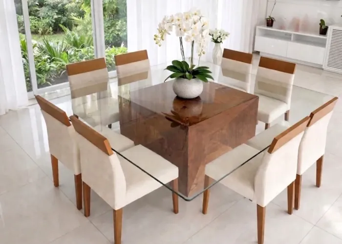 Mesa de jantar 8 lugares