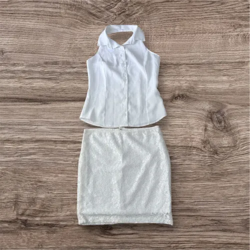 Conjunto Branco Feminino Tamanho G