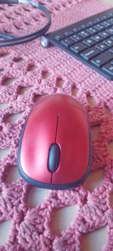 Mouse Logitech Red M215  plug in