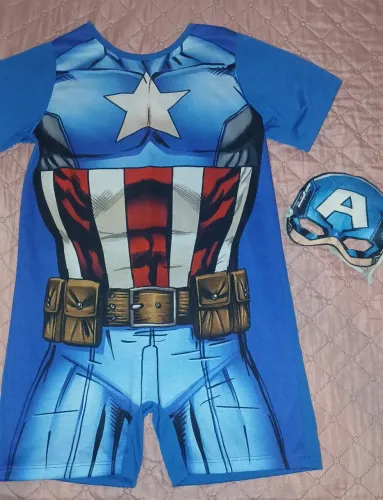 Roupa Capitão América 6 anos
