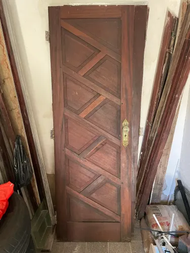 Porta de abrir pau d?arco