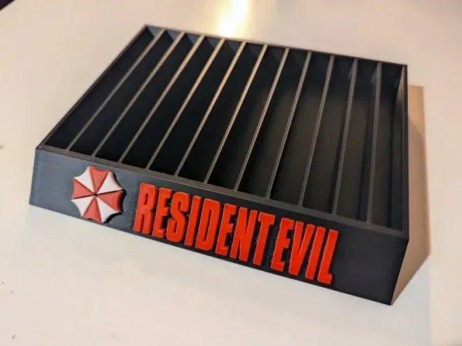 Suporte Organizador Resident Evil - Umbrella Corp - 12 Jogos