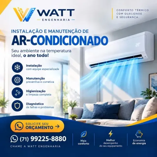 Venda, Manutenção e Instalação de Ar-Condicionado em Salvador e Lauro