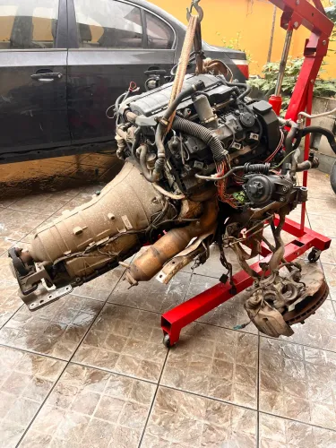 Motor v8 n62b44 completo + câmbio 6hp26 completo