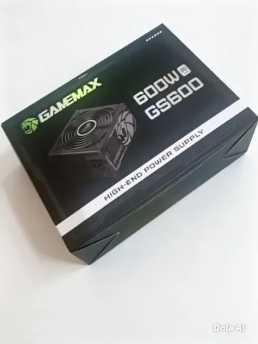Fonte Gamemax GS600 600W Real 80 Plus - Nova na Caixa!