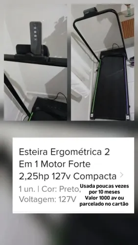 Esteira elétrica nova