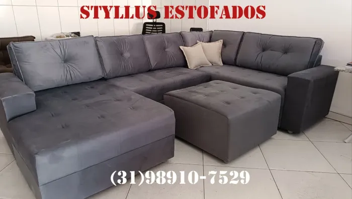 Sofá módulado de canto 