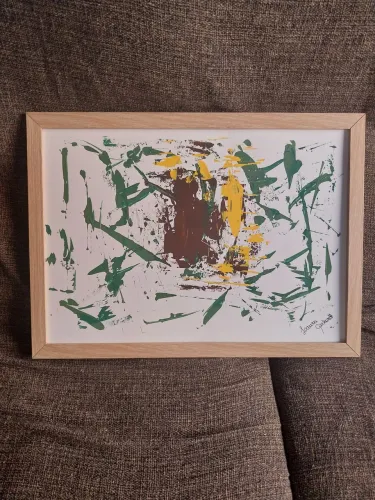 Quadro pintado à mão . Produto novo. Para venda ou troca.