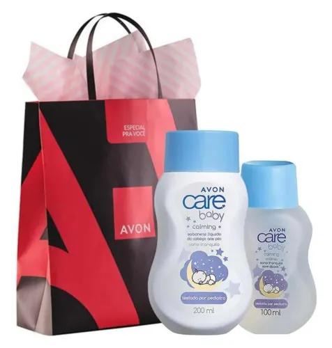 Imperdível Kit Infantil Avon Care Baby Calming Colônia + Sabonete Líquido