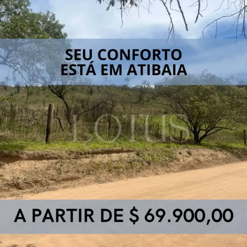 85A- TERRENOS COM ÁREA TRANQUILA EM ATIBAIA