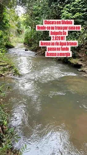 Vendo chácara em silvania ou troco por casa em Anápolis Go de menor valor