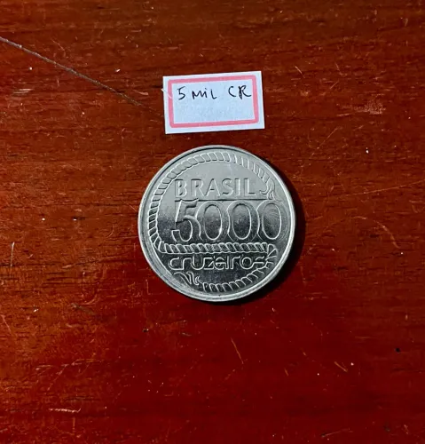 Moeda 5000 Cruzeiros (1992 - Comemorativa )
