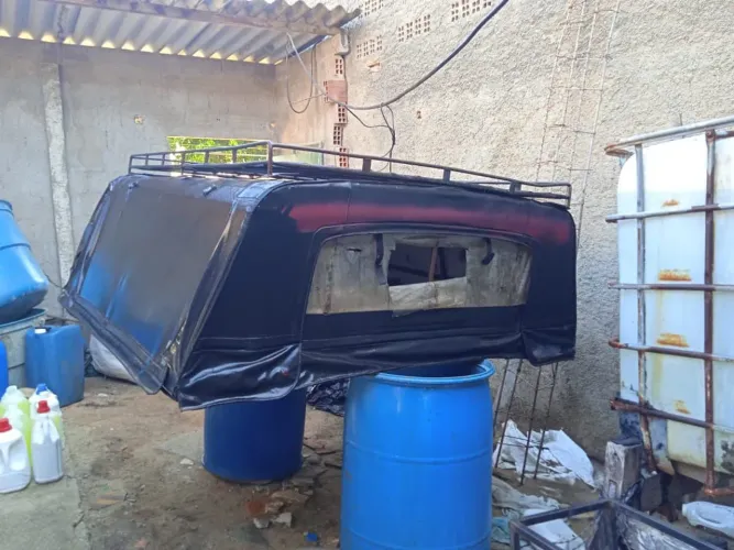 Capota mais Bagageiro  para D20 cabine Dupla 