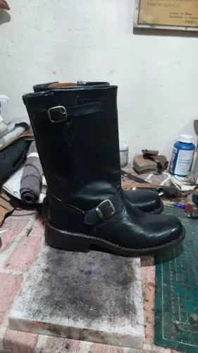 Bota masculina engineer biker militar