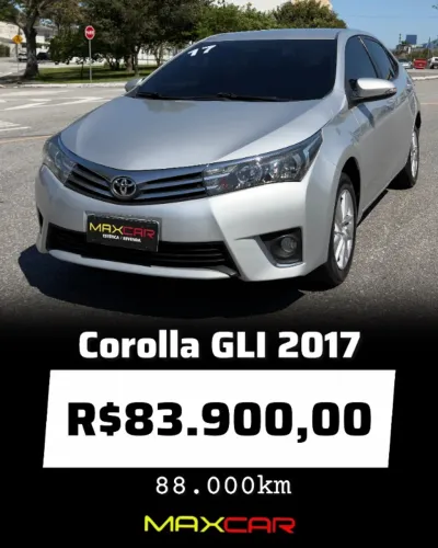 Toyota Corolla GLI 1.8 Flex 16V Aut. 2017