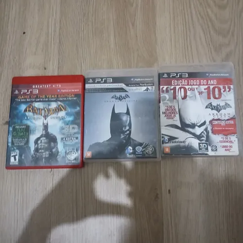 Batman Arkham Asylum, City e Origins - Ps3