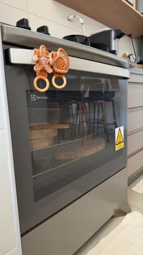 Fogão 5 bocas Electrolux Cinza com Mesa Inox