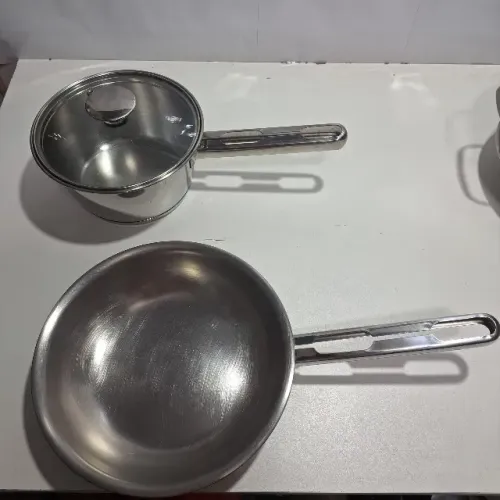 Panelas Tramontina Allegra 2 Peças 16cm e 20cm Fundo triplo Aço inox e indução