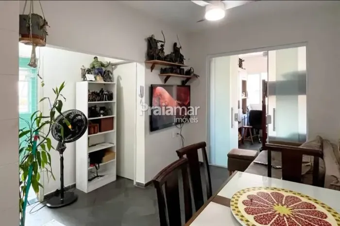 APARTAMENTO A VENDA NO EMBARÉ, SANTOS - 2 DORMITÓRIOS E 1 VAGA, R$ 360.000