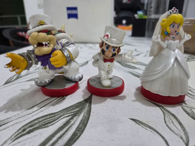 Conjunto Amiibo Mário Casamento Original Nintendo Switch