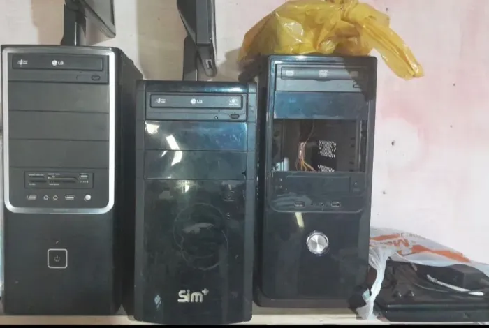 Peças e placas  mãe memória e processadores,arcooler como estão nas fotos 