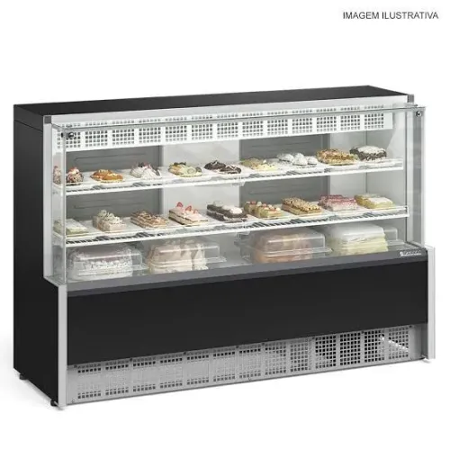 Ac vitrine Refrigerada Gelopar 1.40mt