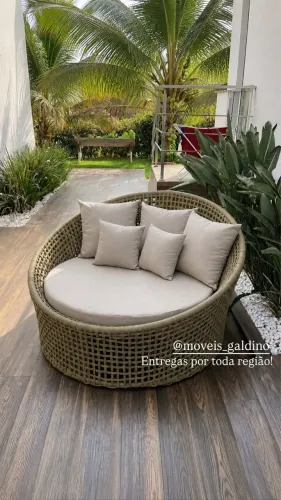 Chaise em corda náutica a pronta entrega 