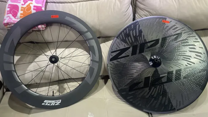 Set de Roda Zipp Super 9 + Zipp 808 Firecrest