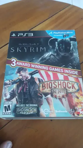 The Elder Scrolls v skyrim e Bioshock infinito ps3