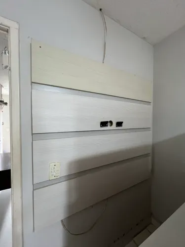 Painel branco no mdf