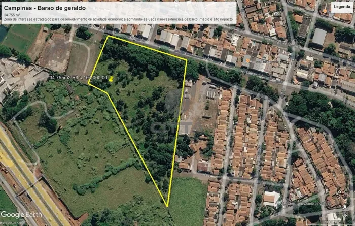 Area industrial a venda em Campinas/SP