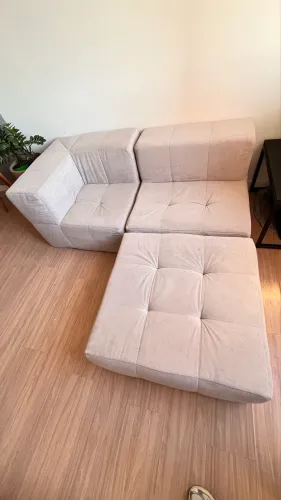 Sofá na caixa
