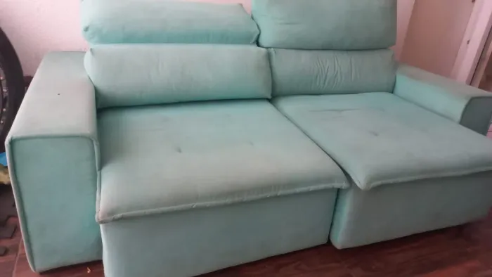 Sofá retrátil articulado 2,5m ciano