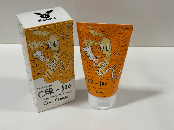 Creme Para Cachos Elizavecca CER-100 Collagen Coating Curl Cream 120ml - Original