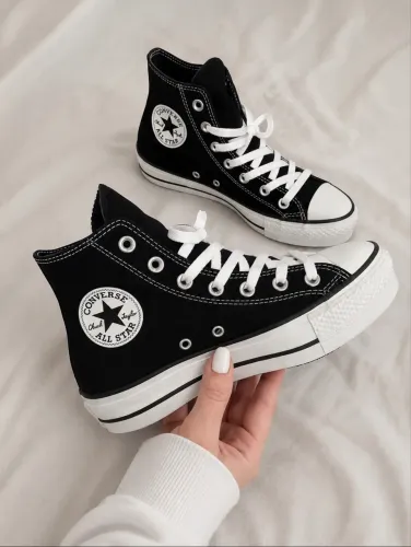 Converse Chuck Taylor All Star Lift Cano Alto Preto 38 | Novo