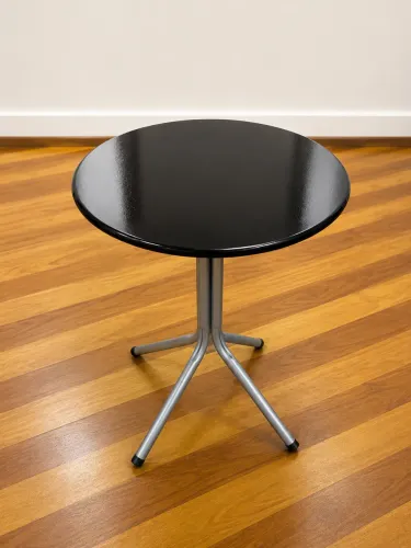 Mesa Bistrô Redonda Preta, Excelente Estado