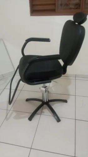Cadeira de salão de beleza Gourmet Dompel Top Black
