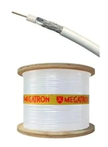 Cabo Coaxial Rg59 - 67% Malha - Bobina 300 Metros