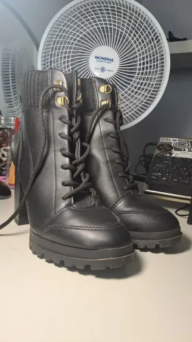 Bota Salto Alto Preta - Tamanho 36