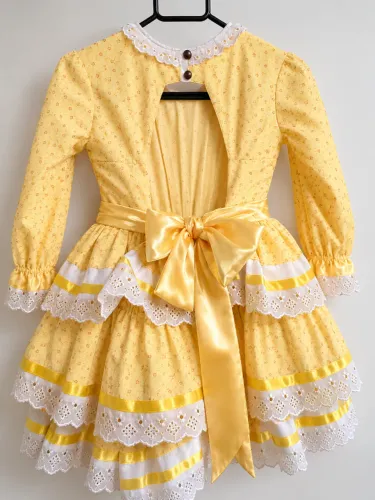 Vestido Caipira Festa Junina Infantil 