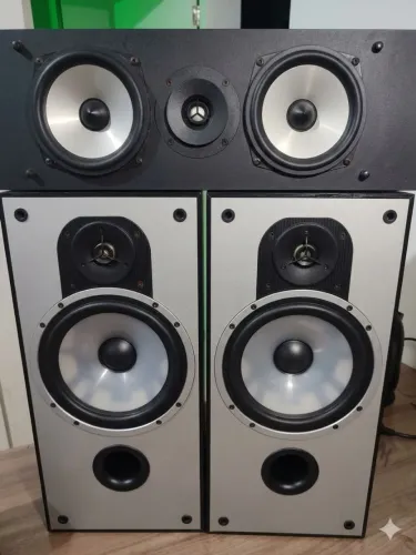 Conjunto Caixas Acústicas Paradigm Canadense (Monitor 3 v.2 + Central - Som Hi-Fi Puro)