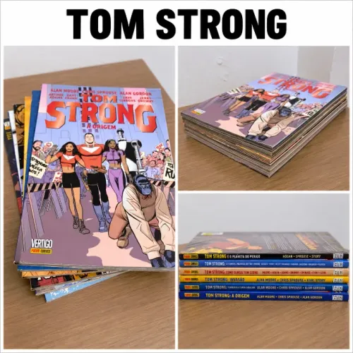 Tom Strong Coleção Completa - 6 Volumes - Alan Moore