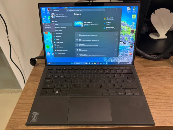 Notebook Asus ROG Flow Z13 RTX 4060 i9-13900H 