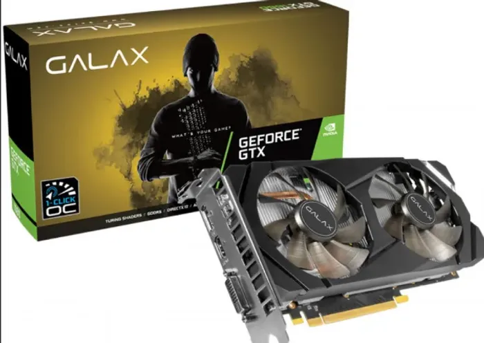 Placa De Vídeo Galax Geforce Gtx 1660 Oc 6gb Gddr6, 192 Bits