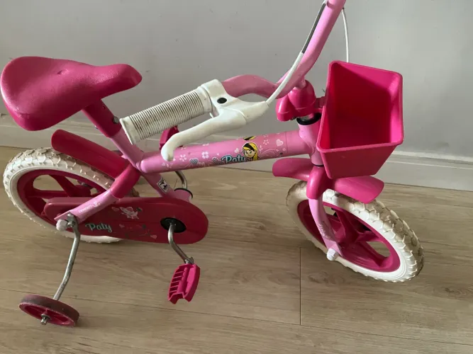 Bicicleta aro 12 rosa de menina