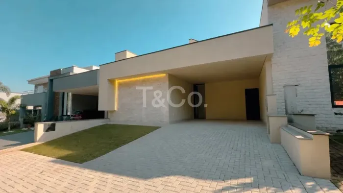 Casa 3 Suítes Em Paulínia, No Condomínio Portinari, Com 4 Vagas e Piscina