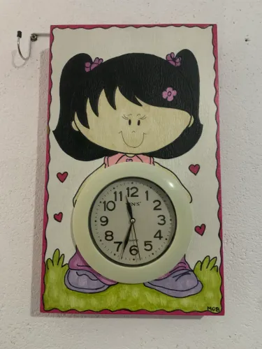 Relógio de parede infantil 