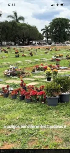 Jazigo cemitério Parque das Flores (5 gavetas - atibaia)