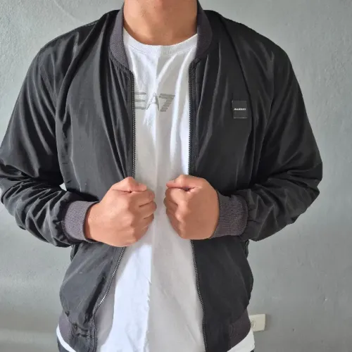 Jaqueta Bomber Oakley Masculina Preta Original Sem Detalhes